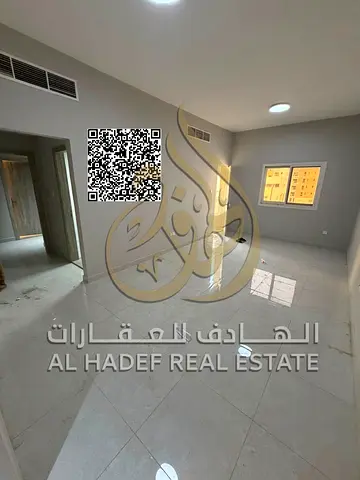Two-bedroom apartment with a living room in Al Jurf 3, two master bedrooms, 3 bathrooms, balcony, large built-in wardrobes and high-quality finishing.