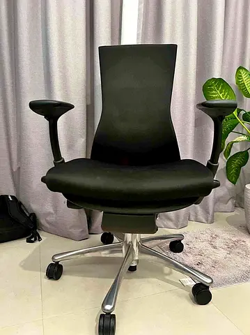 Herman Miller Embody fully loaded Black Office Chair with Adjustable Armrests