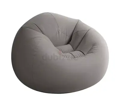 Intex Large Grey Bean Bag Chair - Comfortable Lounger- brand new