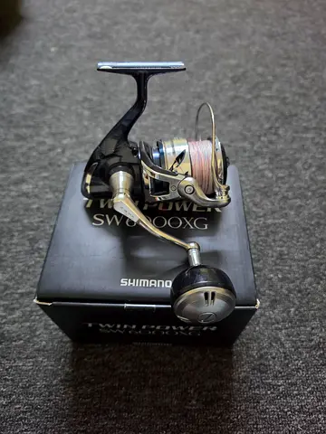 For sale shimano twin power SW 6000XG with slow jigging rod
