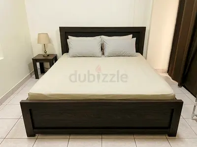 Dark Wood Super King Bed Frame with Headboard and Footboard - (Urgent moving out sale)
