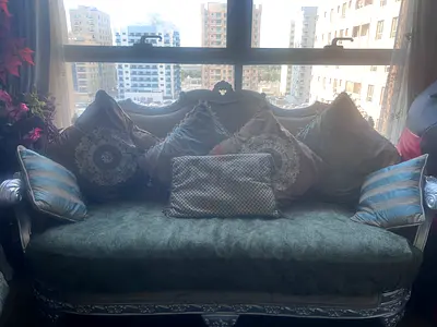 Elegant Classic Living Room Sofa Set with Coffee Table