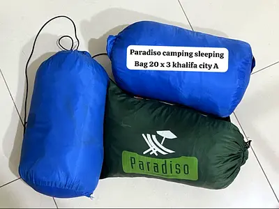 Paradiso camping sleeping bag - lightweight, compact (3 pcs)