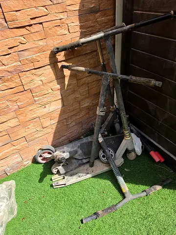 Collection of scooter parts