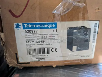 Used HVAC Variable Frequency Drive (VFD) - 7.5 kW - In Original Box