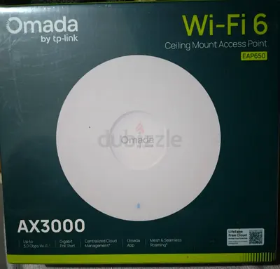 TP-Link Omada AX3000 EAP650 Wi‑Fi 6 Ceiling Mount Access Point (New in Box)