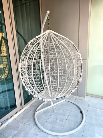 Hanging outdoor swing