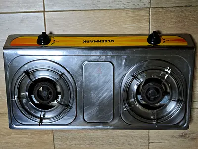 Olsenmark 2-Burner Gas Stove for Sale  Olsenmark stainless steel 2-burner stove available for sale