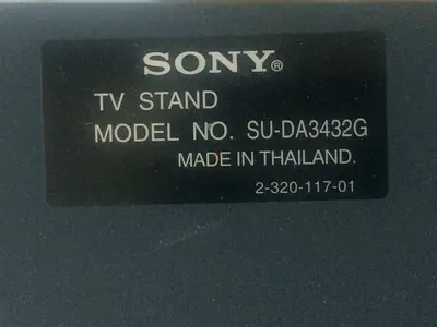 Sony TV Stand (Model SU-DA3432G) - Genuine Replacement Base