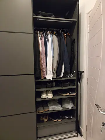IKEA PAX built-in wardrobe with shoe storage - perfecf condition