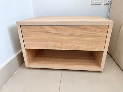Moving Sale | Wood-Look Bedside Tables Pair