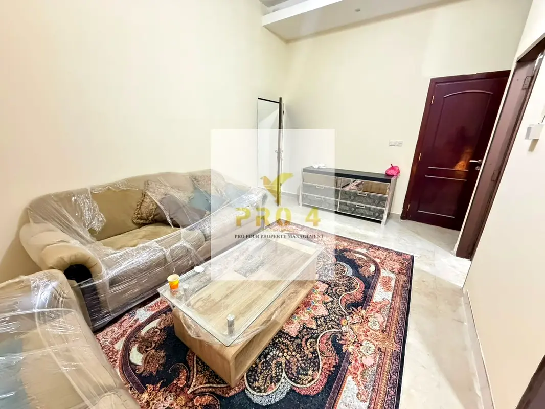 Fully Furnished 1Bhk Villa Apt Ground Floor Monthly 5500 Water and electricity including at al Nahyan Area
