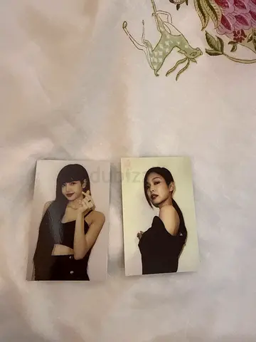 BLACKPINK THE ALBUM Jennie and lisa photocard set official pc