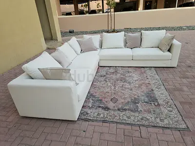 Stylish Modren The One Corner Sofa Beige