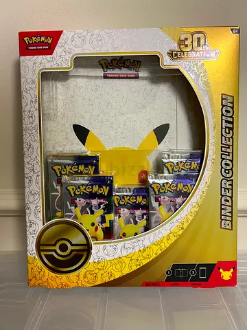 Pokémon 30th Celebration Binder Collection | 5 Packs