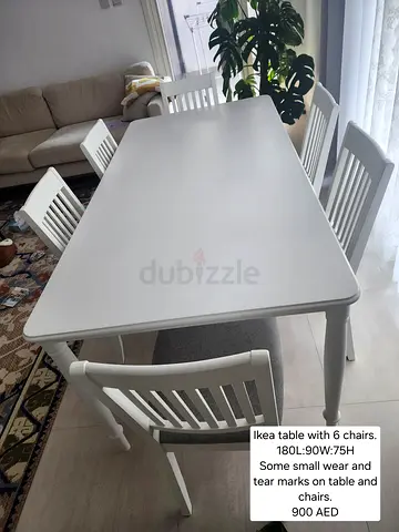 Dining set for 6