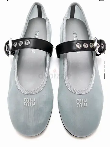 Authentic Miu Miu Mesh Fabric Ballerina size 37
