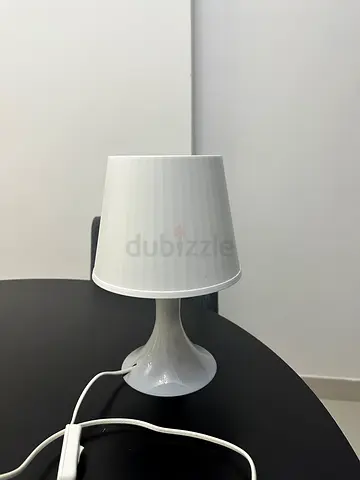 White bedside/table lamp - IKEA