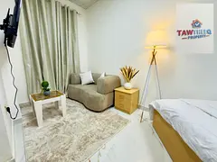 VIP Furnished Studio for Monthly Rent in Al Nuaimiya 1, Ajman | Ground Floor | First Occupation