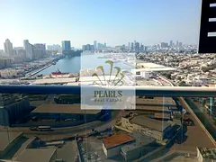Luxury 1BR for Annual Rent in a New Tower in Mushairif, Ajman, Open Sea View, Balcony, Central AC, 2