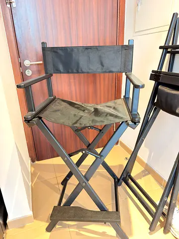 Director , Professional Make-up Chair , aluminum light weight , x 3 units