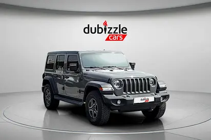 AED 1976/month | 2023 Jeep Wrangler Unlimited Sport | GCC Specs | Ref#529178