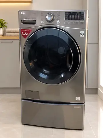 LG TWINWash 21.5kg/10 kg F0K2CHK2T2 Washer & Dryer + F70E1UDNK12 Mini Top Load Fully Automatic Washe