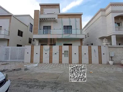 🏡 فيلا للإيجار في الياسمين – عجمان | أرضي وأول وروف