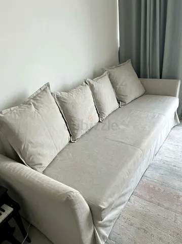 IKEA Light grey 3-seater sofa with removable covers