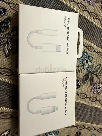 Apple lighting to aux and c to aux adaptor
