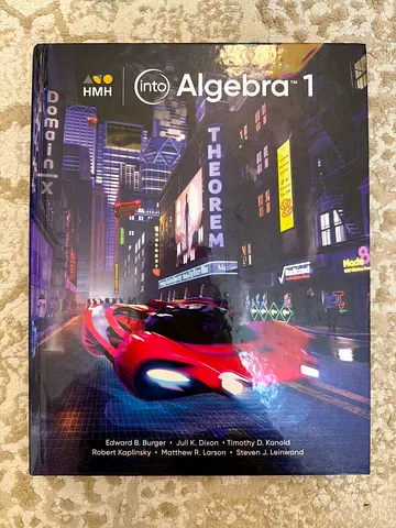 Into Algebra 1 (HMH) - Hardcover Algebra Textbook