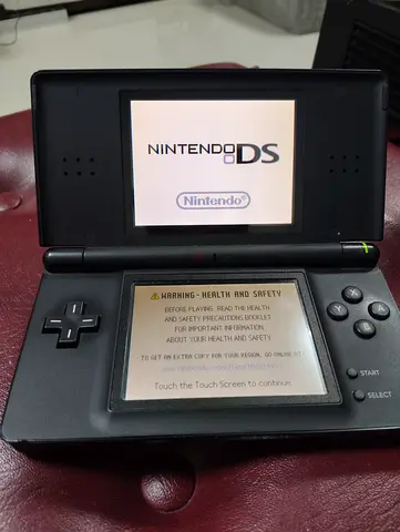 Nintendo DS lite with charger
