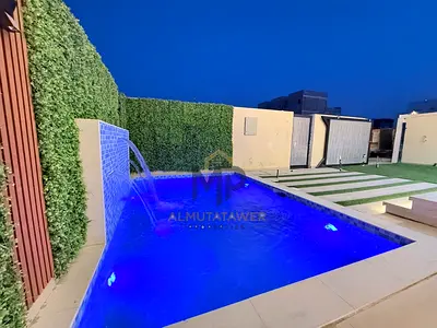 Luxury Villa with Pool for Sale in Al Helio 1 – Ajman | 5 Master Bedrooms + Roof Terrace | Price In