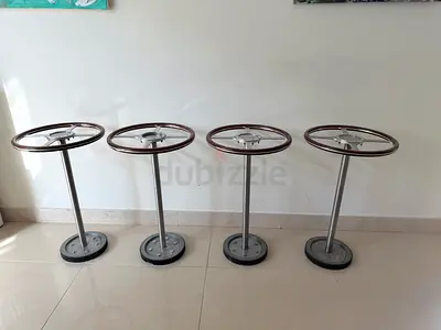 Set of 4 Moto-Lita Automotive Bar Stools | Vintage Industrial