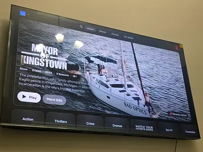 Only 4 months old and in excellent condition, 65-inch Hisense Smart LED TV