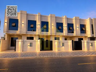 For rent in Al Helio 2: A villa featuring 4 master bedrooms, a majlis, a living area, a maid's room, and a spacious kitchen.