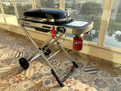 Weber Traveler Gas Grill + Accessories