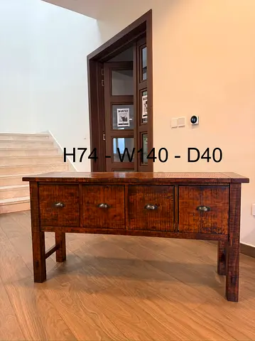 Solid Wood Console Table / Entryway Sideboard – Pottery Barn Style