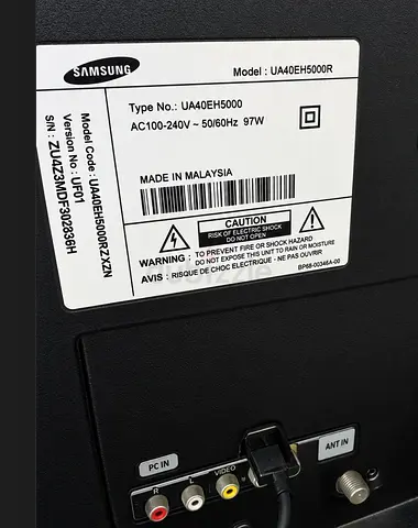 - Display issue- Samsung flat panel TV (model UA40EH5000R) - 40 inch