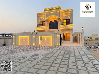 فيلا كلاسيكية للبيع في عجمان | 5 غرف نوم رئيسية (ماستر) | مساحة 4,300 قدم مربع. فيلا واسعة بتصميم كلاسيكي تقع في منطقة سكنية متميزة في عجمان، وتتميز ب