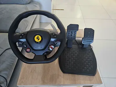 Thrustmaster T80 Ferrari 488 GTB Edition racing wheel and pedal set