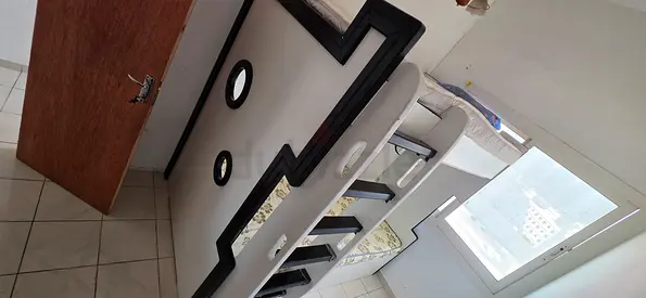 Double decker frame with mattress
