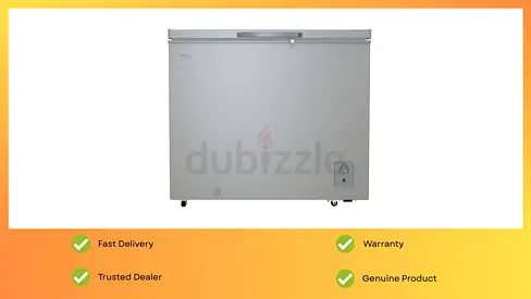 TCL 260L Chest Freezer Deep Freezing Capacity with Organized Storage Brand New With 1 Year Warranty
