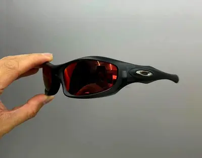 Oakley Monster Dog™ Matte Black w/ Candy Red Iridium Prizm Lens
