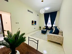 Furnished 1-Bedroom Apartment for Monthly Rent in Al Nuaimiya 2, Ajman – Kuwait Street | Opposite 