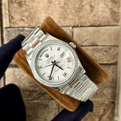 Oyster Perpetual Day-Date similar white-gold diamond-set