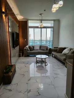 Furnished 2-Bedroom Apartment for Monthly Rent in Al Waha Towers, Ajman | Sea View | Gym, Pool & Pri