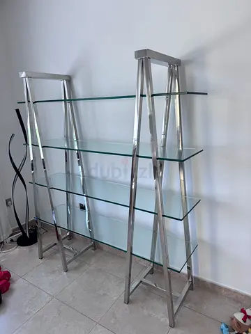 Glass shelves