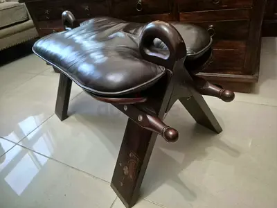 Antique Camel Stool