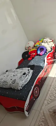 Red Sports Car Kids Bed (single) - Good Condition